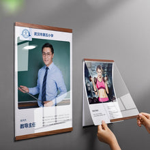 Load image into Gallery viewer, Cork Board Acrylic Magnetic Display Frame Wall Hanging Display Card