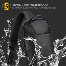 Load image into Gallery viewer, WEIXIER 9529 Chest Bag Men Canvas Casual Anti-theft One-Shoulder Bag