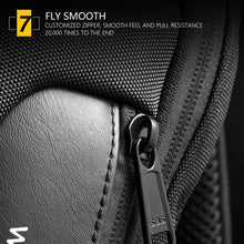 Load image into Gallery viewer, WEIXIER 9529 Chest Bag Men Canvas Casual Anti-theft One-Shoulder Bag