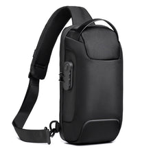 Load image into Gallery viewer, WEIXIER 9529 Chest Bag Men Canvas Casual Anti-theft One-Shoulder Bag