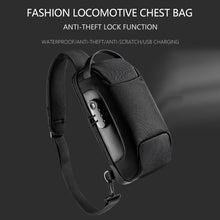 Load image into Gallery viewer, WEIXIER 9529 Chest Bag Men Canvas Casual Anti-theft One-Shoulder Bag