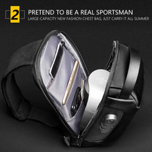 Load image into Gallery viewer, WEIXIER 9529 Chest Bag Men Canvas Casual Anti-theft One-Shoulder Bag
