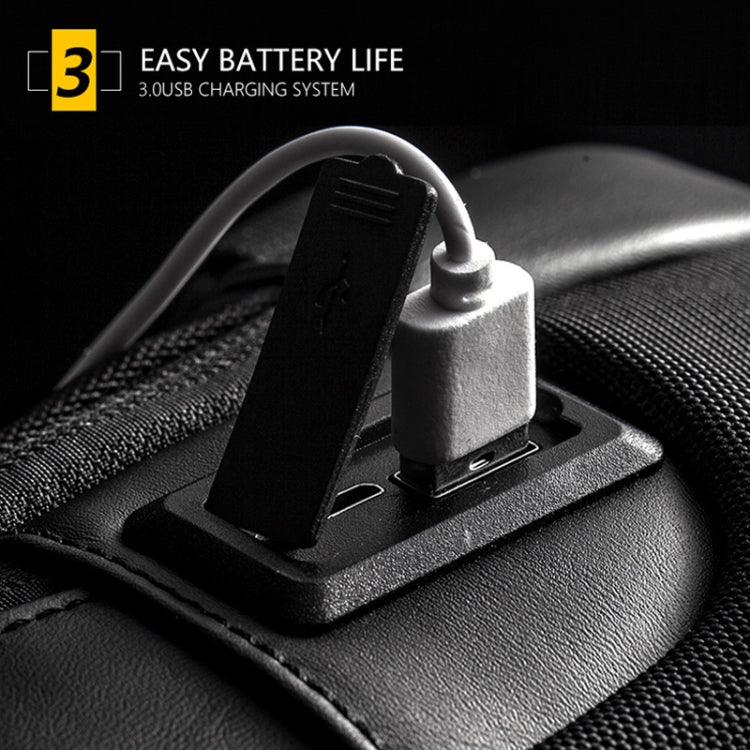 WEIXIER 9529 Chest Bag Men Canvas Casual Anti-theft One-Shoulder Bag