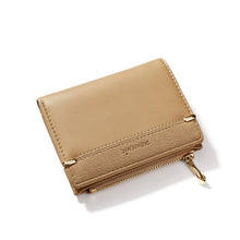 Load image into Gallery viewer, 928010 Frosted All-Match Coin Purse Multi-Card Buckle Short Zipper Women Wallet, Gray, Pink, Blue, Milk Tea Color, Black