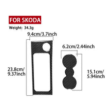 Load image into Gallery viewer, For 2017-2021 Skoda Octavia Left And Right Hand Drive Cup Holder Frame + Cup Mat Sticker
