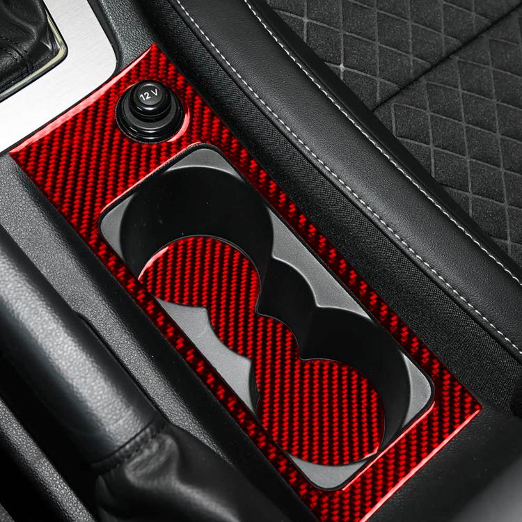 For 2017-2021 Skoda Octavia Left And Right Hand Drive Cup Holder Frame + Cup Mat Sticker