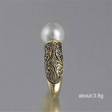 Load image into Gallery viewer, Women Retro Style Inlaid Delicate Synthetic Pearl Ring Jewelry, 6, 7, 8, 9, 10, 5, 11, 12