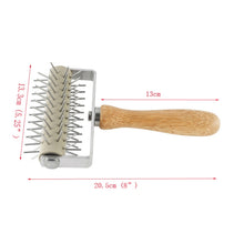 Load image into Gallery viewer, Stainless Steel Rolling Pin Pizza Puncher Snacks Baking Utensils, Pizza Puncher
