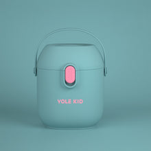 Load image into Gallery viewer, 2 PCS YOLE KID Baby Milk Powder Box Large-Capacity Portable Out-Packing Gimi Powder Box Baby Food Supplement Storage Sealed Tank, Mustard Yellow, Matcha Green, Olive Green, Peacock Blue, Cinnabar Red, Rouge Powder