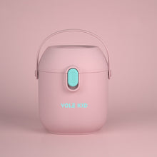 Load image into Gallery viewer, 2 PCS YOLE KID Baby Milk Powder Box Large-Capacity Portable Out-Packing Gimi Powder Box Baby Food Supplement Storage Sealed Tank, Mustard Yellow, Matcha Green, Olive Green, Peacock Blue, Cinnabar Red, Rouge Powder