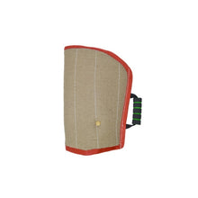 Load image into Gallery viewer, Red Twill Jute Training Dog Bite Sleeve Open Sleeve Protector Pet Products, Red Twill Jute