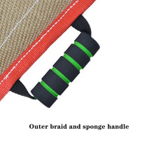 Load image into Gallery viewer, Red Twill Jute Training Dog Bite Sleeve Open Sleeve Protector Pet Products, Red Twill Jute