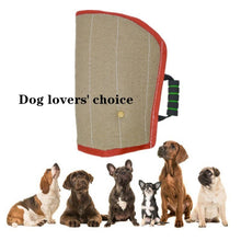 Load image into Gallery viewer, Red Twill Jute Training Dog Bite Sleeve Open Sleeve Protector Pet Products, Red Twill Jute