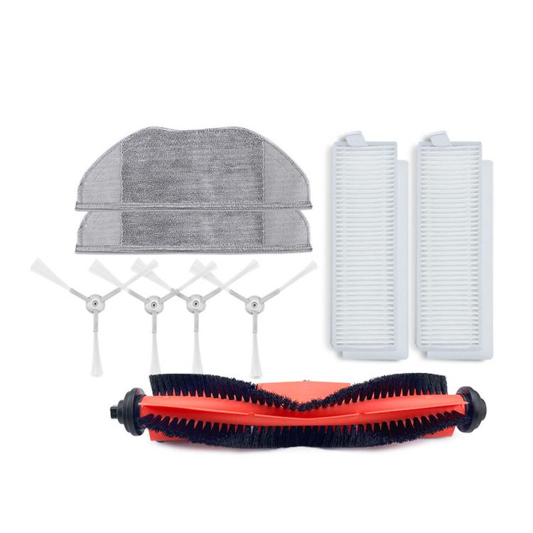 For Xiaomi Mijia Sweeping Robot G1 MJSTG1 Replacement, Main Brush, 3 Pairs Side Brush, 6 PCS Filter, 2 PCS Rag, Set 1, Set 2