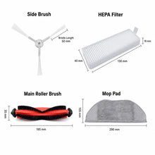 Load image into Gallery viewer, For Xiaomi Mijia Sweeping Robot G1 MJSTG1 Replacement, Main Brush, 3 Pairs Side Brush, 6 PCS Filter, 2 PCS Rag, Set 1, Set 2