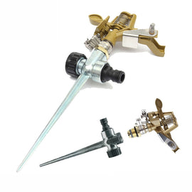 Rotating Lawn Sprinklers Zinc Alloy Gardens Agricultural Rocker Sprinklers, Rotating Lawn Sprinklers