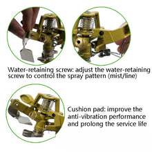 Load image into Gallery viewer, Rotating Lawn Sprinklers Zinc Alloy Gardens Agricultural Rocker Sprinklers, Rotating Lawn Sprinklers