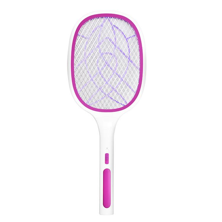 Electrical Mosquito Swatter Mosquito Killer Two-In-One USB Rechargeable Household Electrical Mosquito Swatter, LEDx3  Gray (Handle Charging), LEDx3 Blue (handle charging), LEDx6 Gray (Base Charging), LEDx6 Purple (Base Charging)                        ...