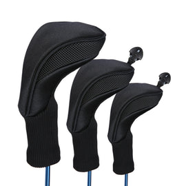 3 In 1 No.1 / No.3 / No.5 Clubs Protective Cover Golf Club Head Cover