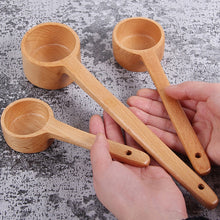Load image into Gallery viewer, Long-Handled Wooden Spoon Seasoning Spoon Dessert Coffee Milk Tea Spoon, Seasoning Spoon Small, Seasoning Spoon Medium, Seasoning Spoon Large