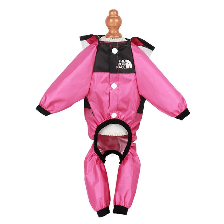 Seasons Universal Raincoat For Dogs Four-Legged Clothing Transparent PU Waterproof Clothing, S, M, L, XXXL, XXXXL