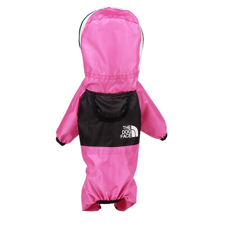 Seasons Universal Raincoat For Dogs Four-Legged Clothing Transparent PU Waterproof Clothing, S, M, L, XXXL, XXXXL