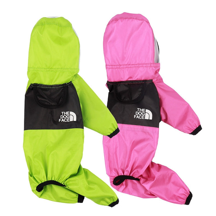 Seasons Universal Raincoat For Dogs Four-Legged Clothing Transparent PU Waterproof Clothing, S, M, L, XXXL, XXXXL