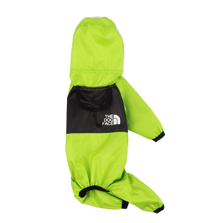 Seasons Universal Raincoat For Dogs Four-Legged Clothing Transparent PU Waterproof Clothing, S, M, L, XXXL, XXXXL