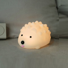 Load image into Gallery viewer, ZD-27 Cute Hedgehog Night Light Timer Dimming USB Bedside Lamp, Style:, ZD-27 Hedgehog Button Control, ZD-27 Hedgehog Remote Control