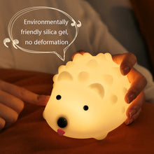 Load image into Gallery viewer, ZD-27 Cute Hedgehog Night Light Timer Dimming USB Bedside Lamp, Style:, ZD-27 Hedgehog Button Control, ZD-27 Hedgehog Remote Control