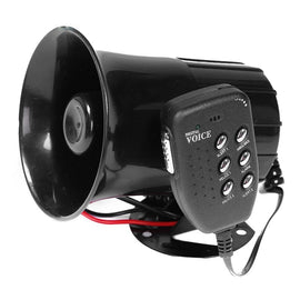 Car Motorcycle Horn 12V Alarm Horn 6-Tone Loudspeaker, 6-Tone