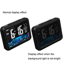 Load image into Gallery viewer, Color Screen Children Electronic Alarm Clock LCD Bedside Alarm Clock, Black Shell Universe, Black Shell Turtle, Black Whale, White Shell Prairie, White Shell Seaside
