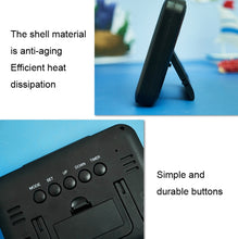 Load image into Gallery viewer, Color Screen Children Electronic Alarm Clock LCD Bedside Alarm Clock, Black Shell Universe, Black Shell Turtle, Black Whale, White Shell Prairie, White Shell Seaside