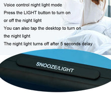 Load image into Gallery viewer, Color Screen Children Electronic Alarm Clock LCD Bedside Alarm Clock, Black Shell Universe, Black Shell Turtle, Black Whale, White Shell Prairie, White Shell Seaside