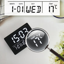 Load image into Gallery viewer, Large Screen LED Clock Bedside Multifunctional Electronic Alarm Clock, White Shell White Light, Black Shell White Light, Black Shell Green Light, Black Shell Orange Light