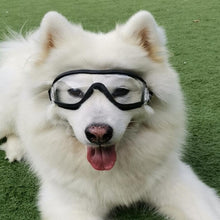 Load image into Gallery viewer, Pet Goggles Dog Transparent Glasses Waterproof Windproof Snowproof Dog Glasses, Transparent Glasses