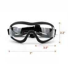 Load image into Gallery viewer, Pet Goggles Dog Transparent Glasses Waterproof Windproof Snowproof Dog Glasses, Transparent Glasses