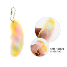 Load image into Gallery viewer, Decompression Finger Bubble Fan Keychain Pressed Venting Finger Squeezed Toys