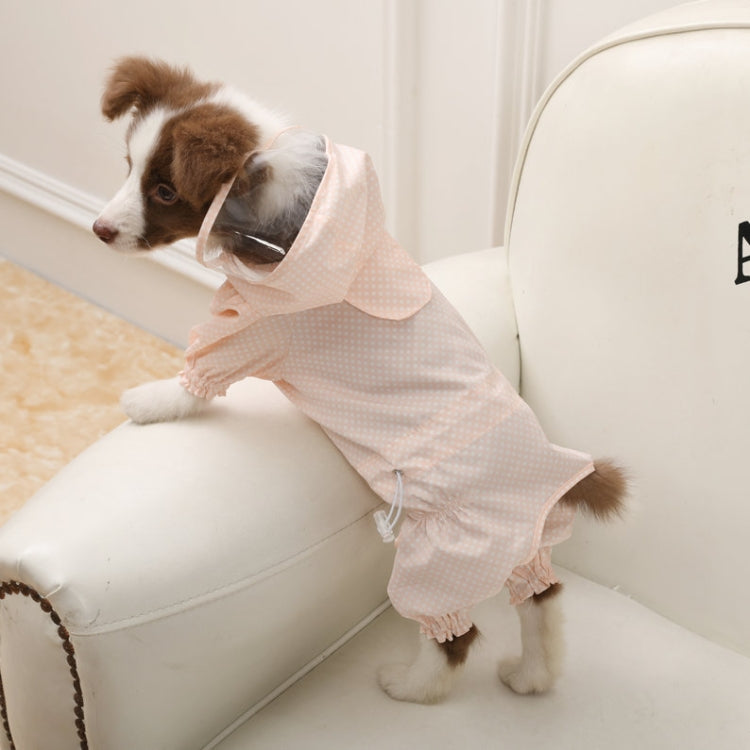 Dog Raincoat Out Four Foot Waterproof Dust Clothes Pet Raincoat, S, M, L, XL, XXL, XXXL