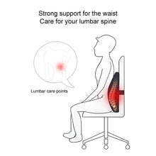 Load image into Gallery viewer, Lumbar Cushion Office Maternity Seat Cushion Car Lumbar Memory Foam Lumbar Pillow,Style:, Standard (Blue), Standard (Gray), Standard (Black), Standard (Pink), 3D (Blue), 3D (Gray), 3D Upgrade Core (Blue), 3D Upgrade Core (Gray)