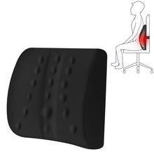 Load image into Gallery viewer, Lumbar Cushion Office Maternity Seat Cushion Car Lumbar Memory Foam Lumbar Pillow,Style:, Standard (Blue), Standard (Gray), Standard (Black), Standard (Pink), 3D (Blue), 3D (Gray), 3D Upgrade Core (Blue), 3D Upgrade Core (Gray)
