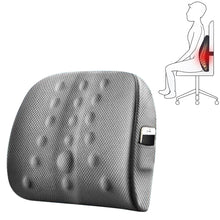 Load image into Gallery viewer, Lumbar Cushion Office Maternity Seat Cushion Car Lumbar Memory Foam Lumbar Pillow,Style:, Standard (Blue), Standard (Gray), Standard (Black), Standard (Pink), 3D (Blue), 3D (Gray), 3D Upgrade Core (Blue), 3D Upgrade Core (Gray)
