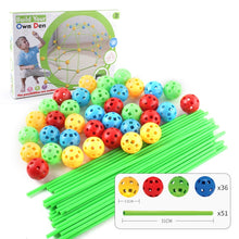 Load image into Gallery viewer, 87 in 1 DIY Assembling Play House DIY Children Tent Building Toy, Style: