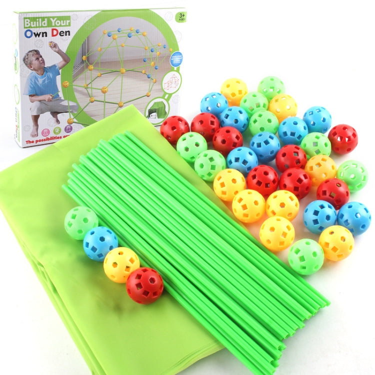 87 in 1 DIY Assembling Play House DIY Children Tent Building Toy, Style: