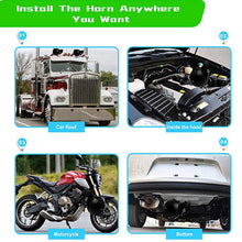 Load image into Gallery viewer, 1 Pair 110BD 12V Motorcycle Electric Car Loud Single Sound Snail Speaker, Snail Speaker