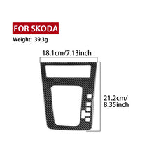 Load image into Gallery viewer, For 2017-2021 Skoda Octavia Right-Hand Drive 2pcs /Set Gear Shift Panel Trim Sticker, Right-Hand Drive