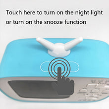 Load image into Gallery viewer, G179 Retro TV Alarm Clock Student Dormitory Bed Electronic Clock, White English Version, Black English Version, Blue English Version, Green English Version, Pink English Version