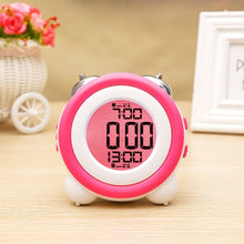 Load image into Gallery viewer, 0705 Big Volume Simple Three-Dimensional LED Alarm Clock Mute Luminous Electronic Clock, Red, Light Blue, Light Green, Orange, Black Shell Green, Black Shell Pink, Black Shell Blue, Black Shell Orange