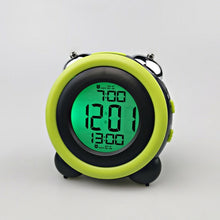 Load image into Gallery viewer, 0705 Big Volume Simple Three-Dimensional LED Alarm Clock Mute Luminous Electronic Clock, Red, Light Blue, Light Green, Orange, Black Shell Green, Black Shell Pink, Black Shell Blue, Black Shell Orange