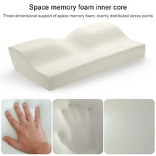 Load image into Gallery viewer, Butterfly Shape Memory Foam Snorked Pillow Slow Rebound Health Care Cervical Pillow, 50x30x10x6cm, 62x34x12x6cm